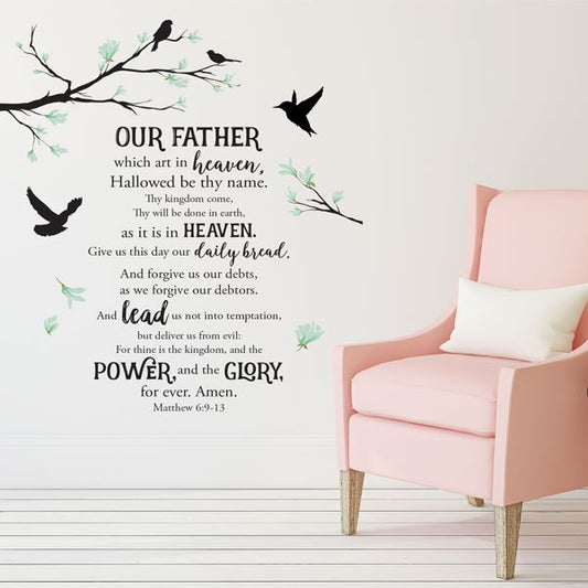 Wall Art Decal - Lord's Prayer