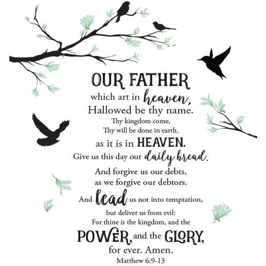 Wall Art Decal - Lord's Prayer