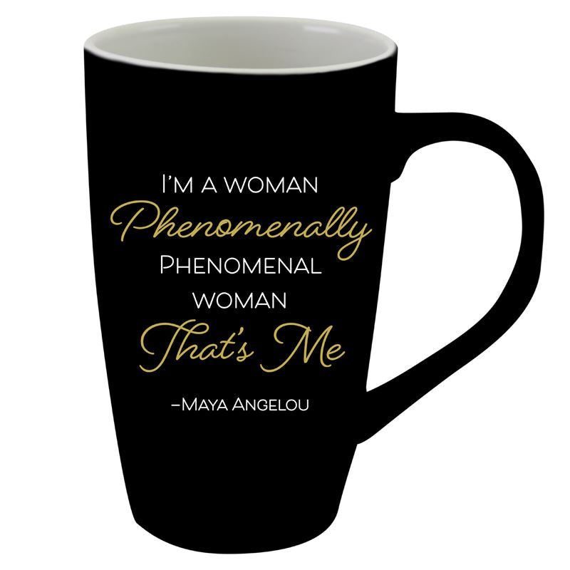 PHENOMENAL WOMAN LATTE MUG