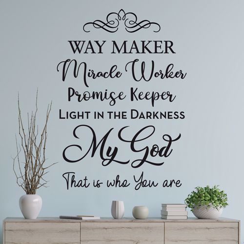 Wall Art Decal - Way Maker