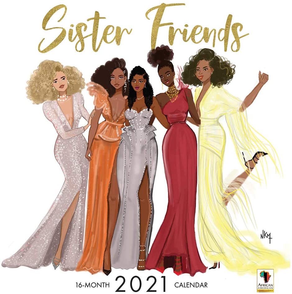 Sister Friends Wall Calendar 2021