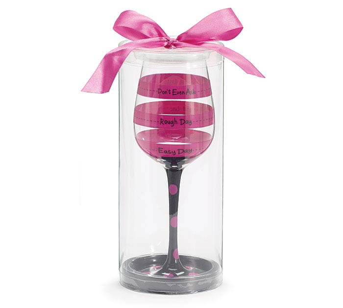 Hot Pink Fill Line Glass