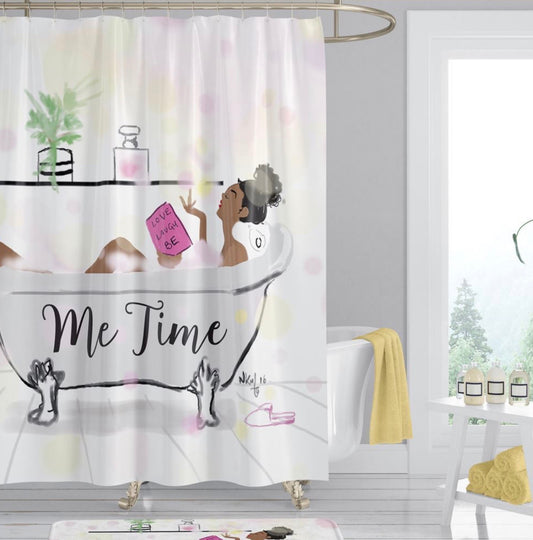 Me Time Shower Curtain